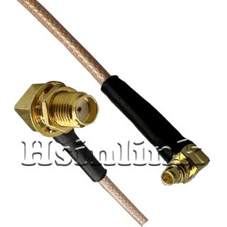 HS-SMAF(RA) To MMCXM(RA) With RG178 Cable 15cm (6G)_0